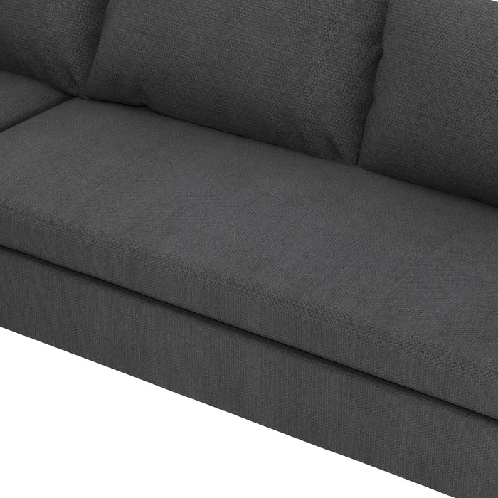 Modern Modular Sectional Oversized Couch Set With Pillows, Minimalist Style Wide Seat Comfy Sofa