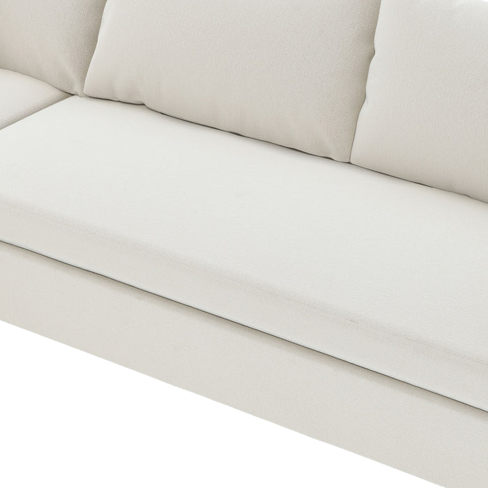 Modern Modular Sectional Oversized Couch Set With Pillows, Minimalist Style Wide Seat Comfy Sofa