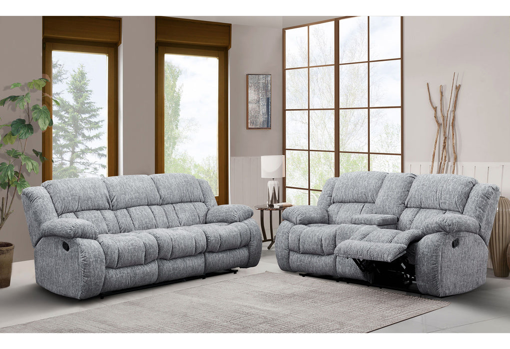 U250 - Reclining Sofa / Console Reclining Loveseat - Gray