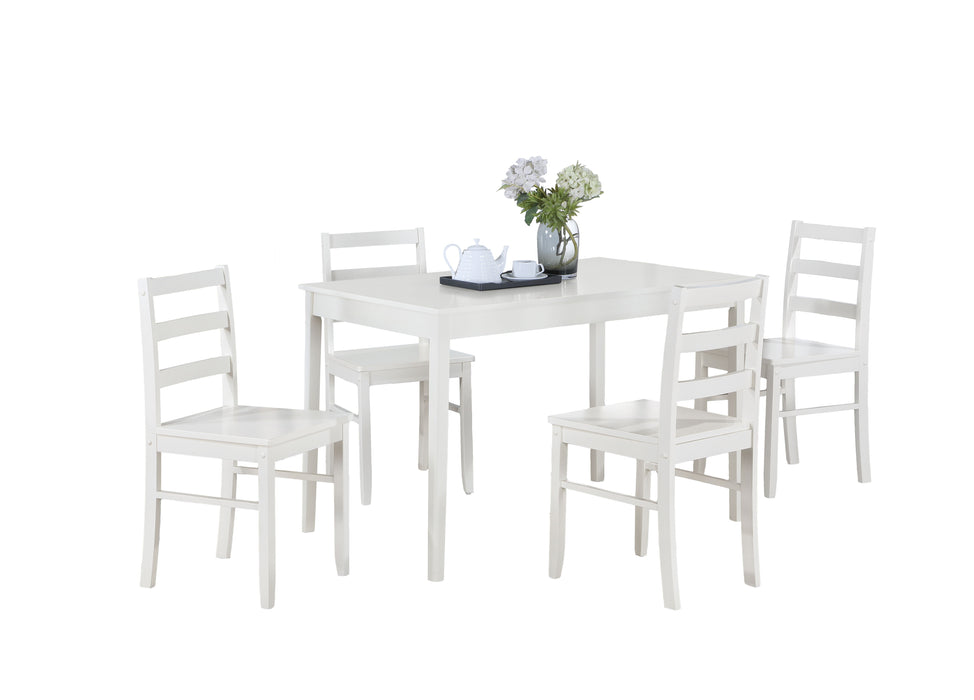 Lavinia - Dining Set (Set of 5) - White