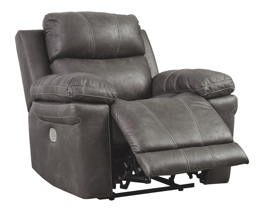 Erlangen - Cinza Escuro - Pwr Recliner/Adj Headrest