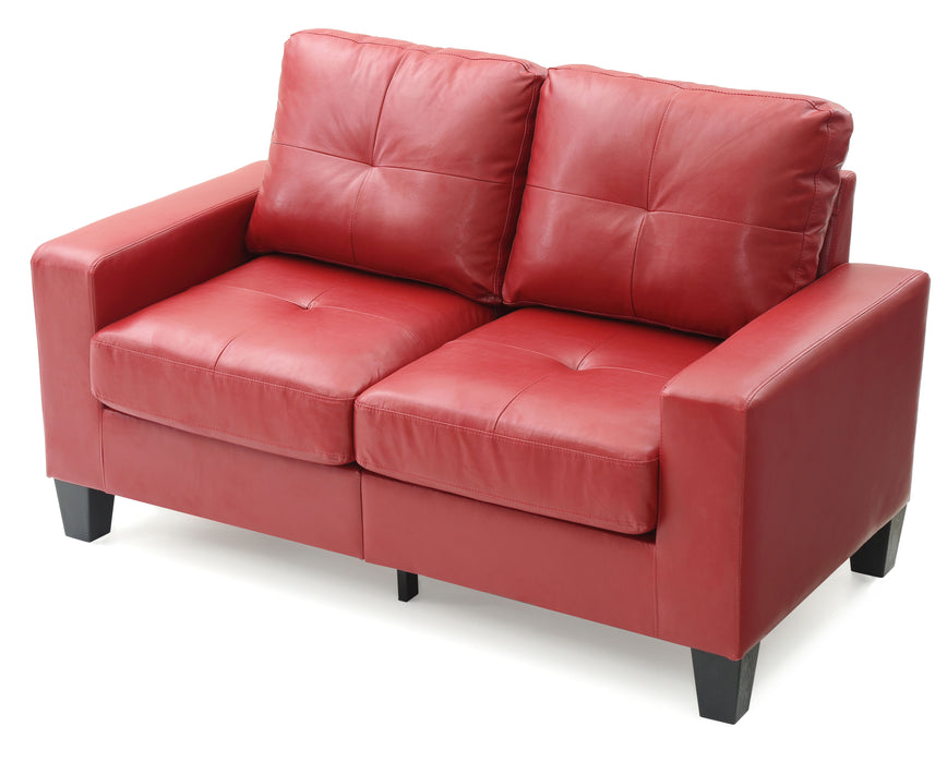 Glory Furniture Newbury Newbury Modular Loveseat, Red