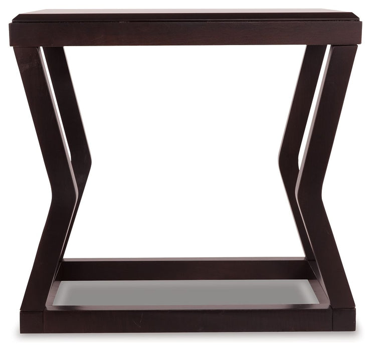 Kelton - Espresso - Mesa auxiliar rectangular