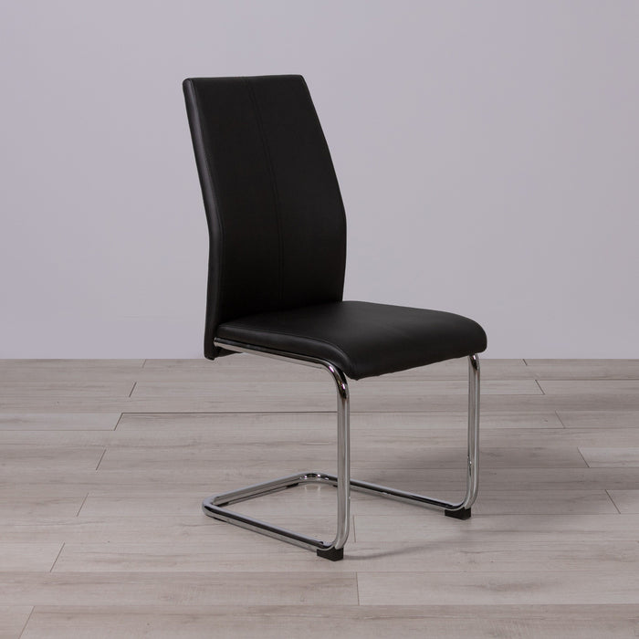 D41 - Dining Chair Leatherette - Black