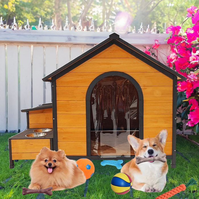 Xpt088 Wearable And Strong Dog House For Playground - Natural