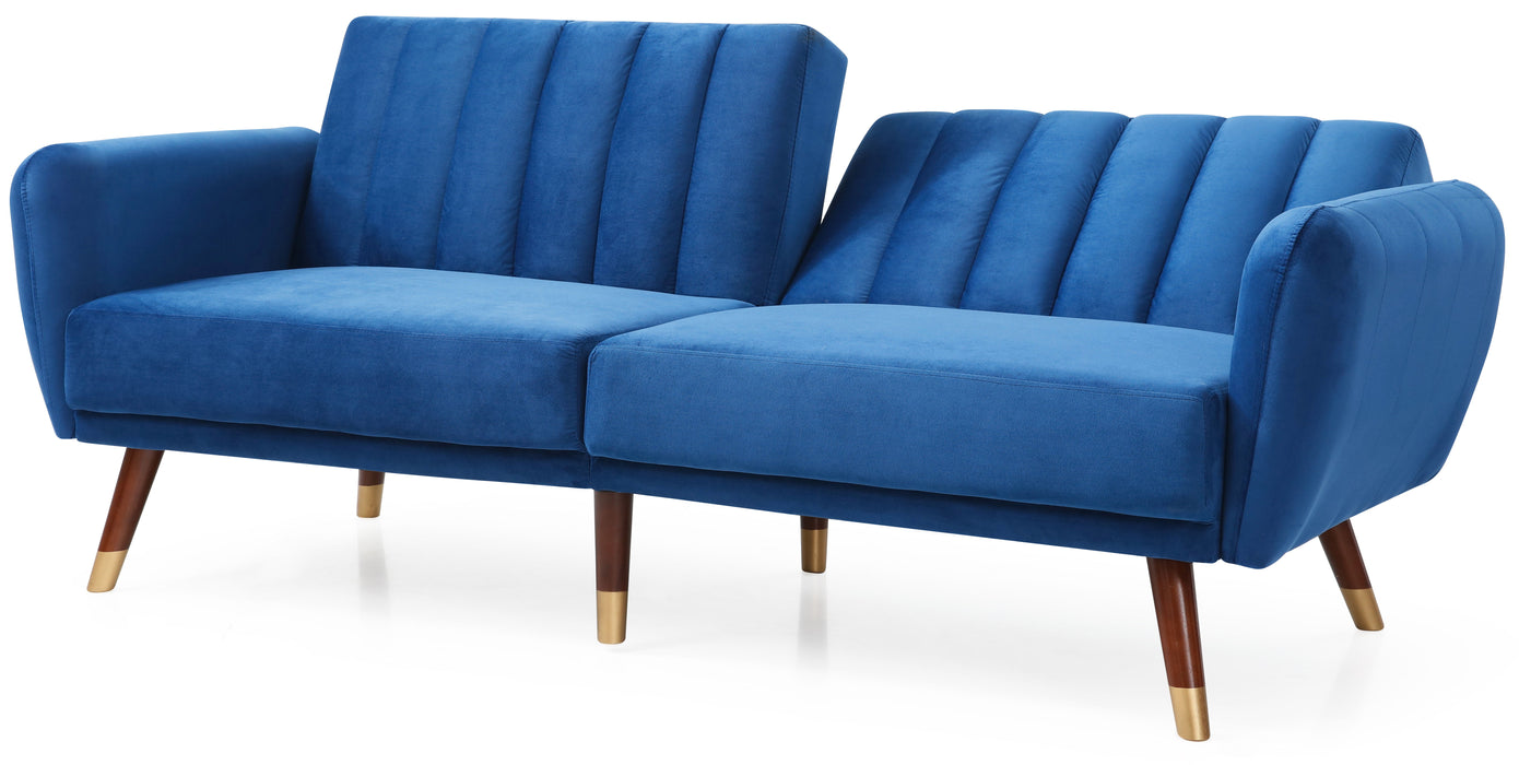 Glory Furniture Siena Sofa Bed, Navy Blue