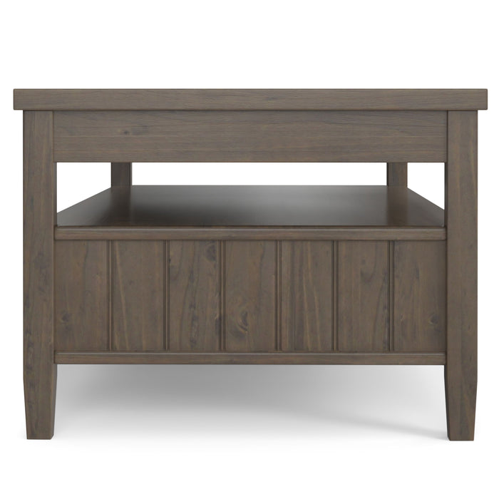 Lev - Lift Top Coffee Table - Smoky Brown