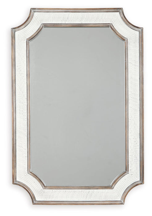 Howston - Antique White - Accent Mirror