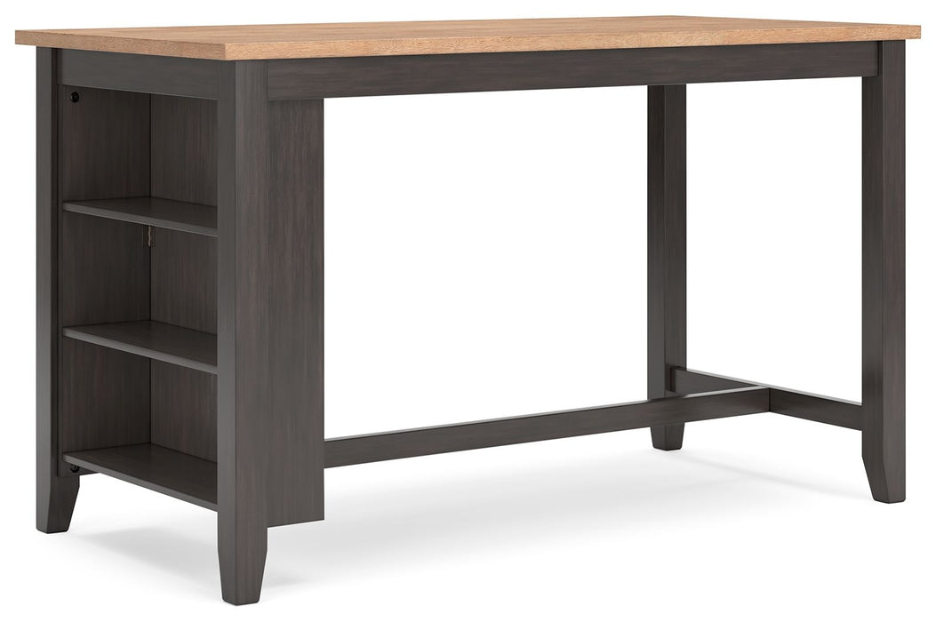 Gesthaven - Rectangular Dining Room Counter Set