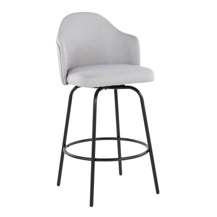 Ahoy - Contemporary Fixed Height Counter Stool (Set of 2)