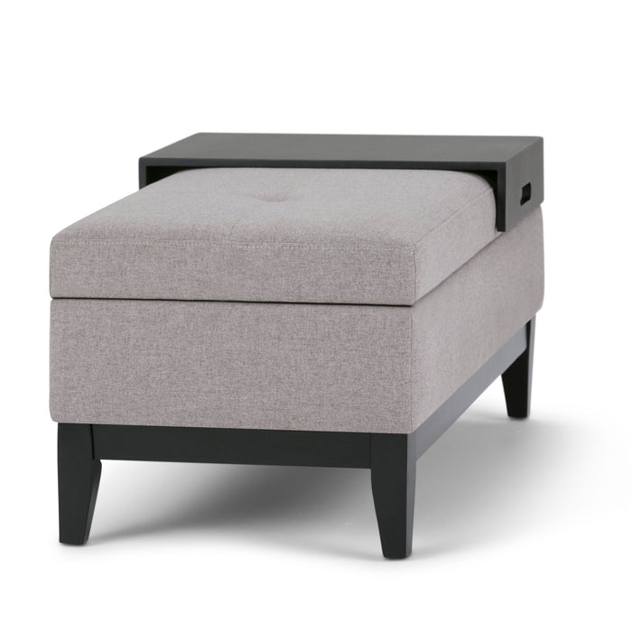 Oregon - Storage Ottoman Bench with Tray