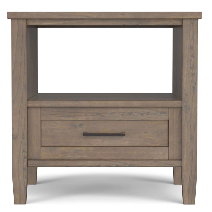 Ela - End Table - Smoky Brown