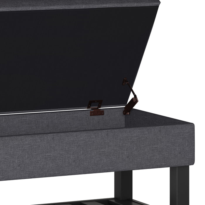 Cosmopolitan - Storage Ottoman Bench with Open Bottom