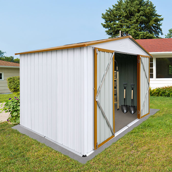 6Ftx8Ft Garden Sheds Outdoor Storage Sheds - Two Tone