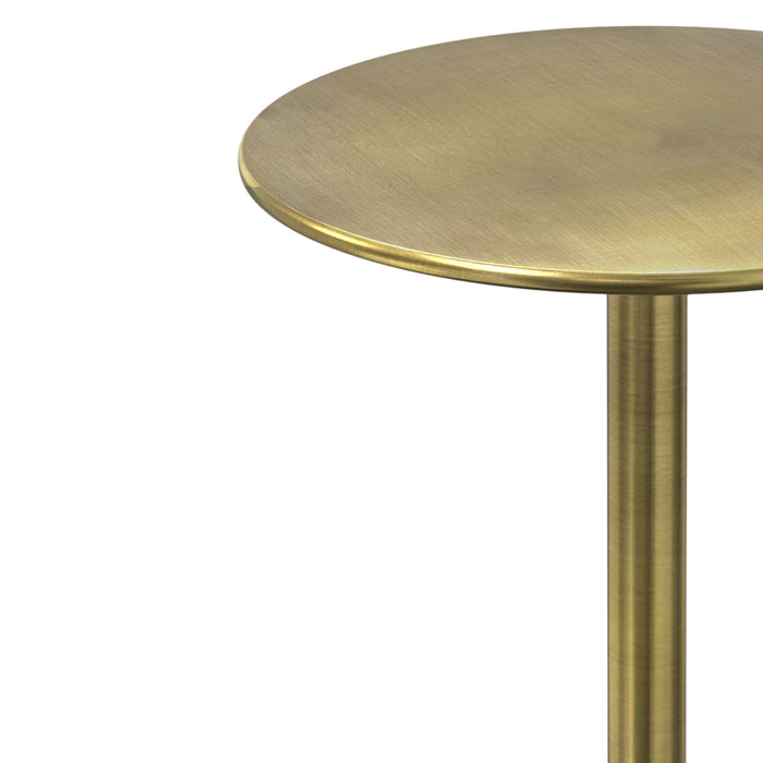 Melene - Side Table - Gold/Gray