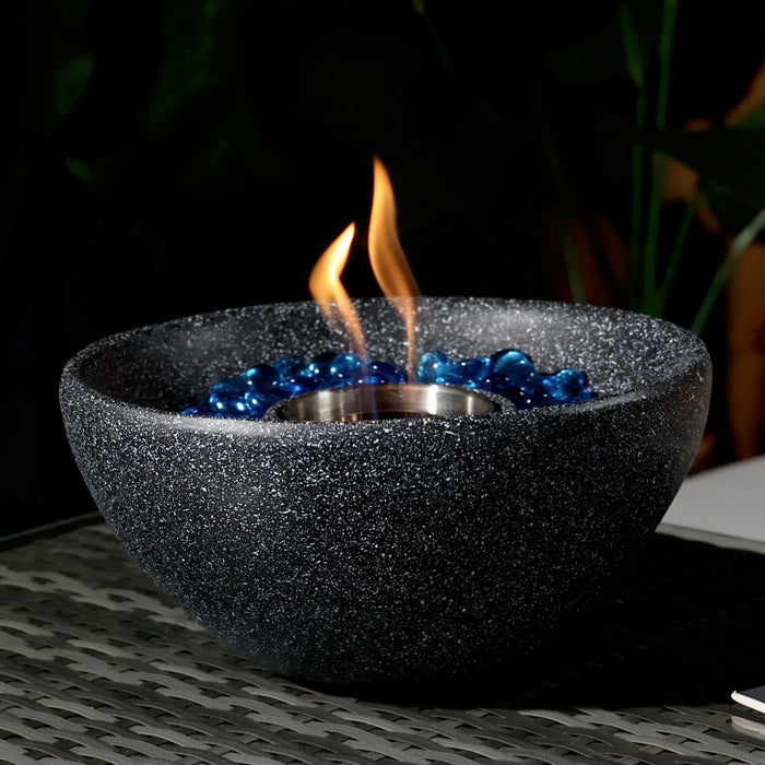 Tabletop Fire Pit, Table Top Fire Bowl Outdoor&Indoor Portable Ethanol Fireplace Alcohol Fire Pit