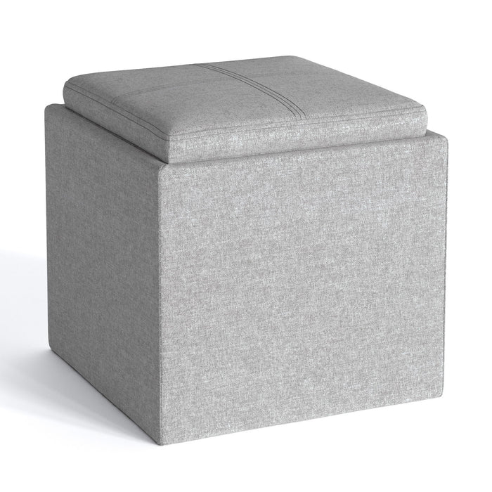 Rockwood - Cube Storage Ottoman with Tray