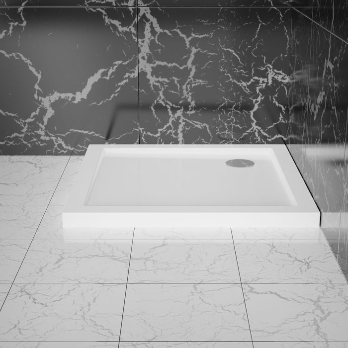 Goodyo 32" X 32" In Corner Drain Shower Base White