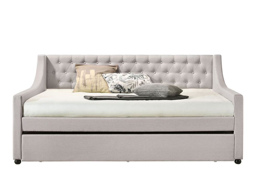 Lianna - Full Daybed Twin & Trundle - Fog