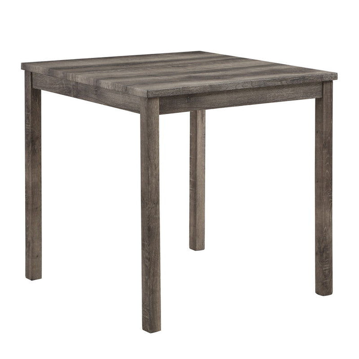 Lucian - Counter Height Pub Table With Tufted Linen Stools