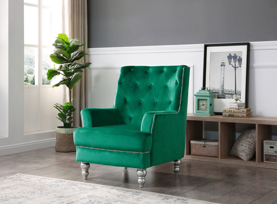 Glory Furniture Pamona Chair, Green