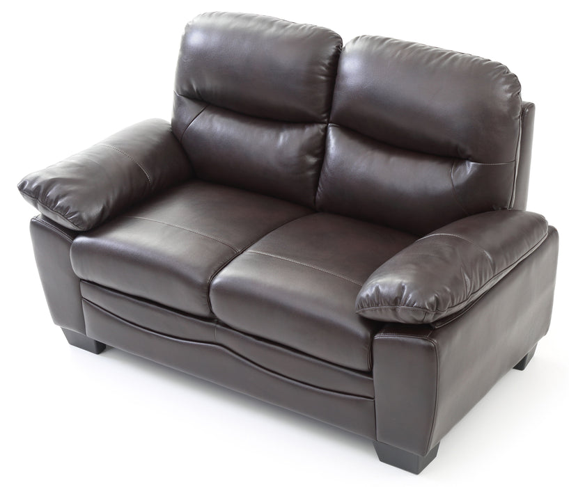 Marta - Loveseat - Dark Brown