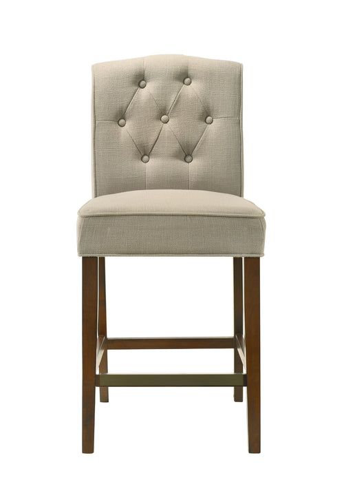 Darby - Fabric Counter Height Chair - Tan