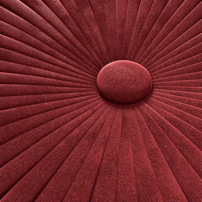 Grafton - Velvet Round Pouf