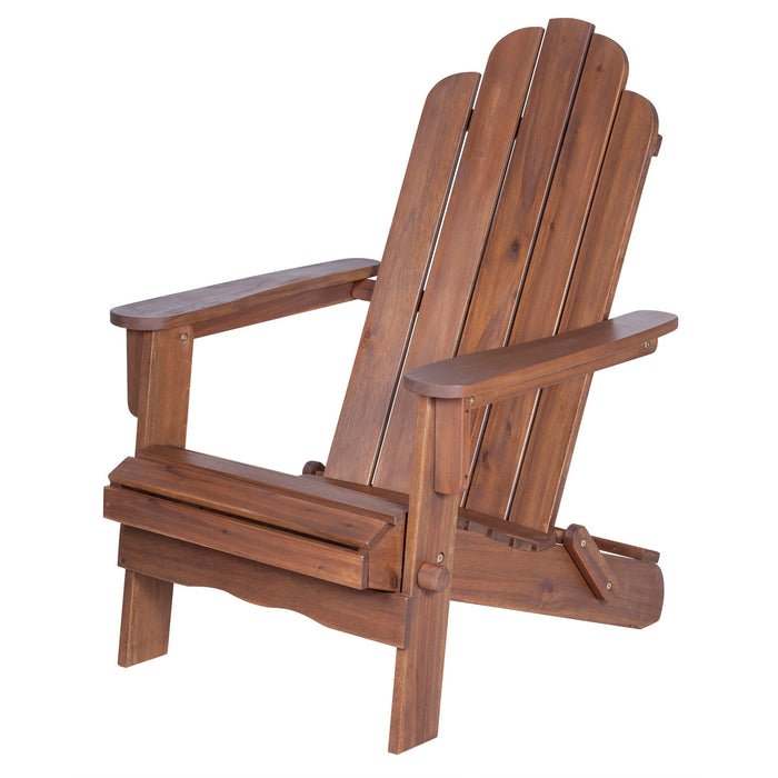 Classic Adirondack Patio Chair Dark - Brown