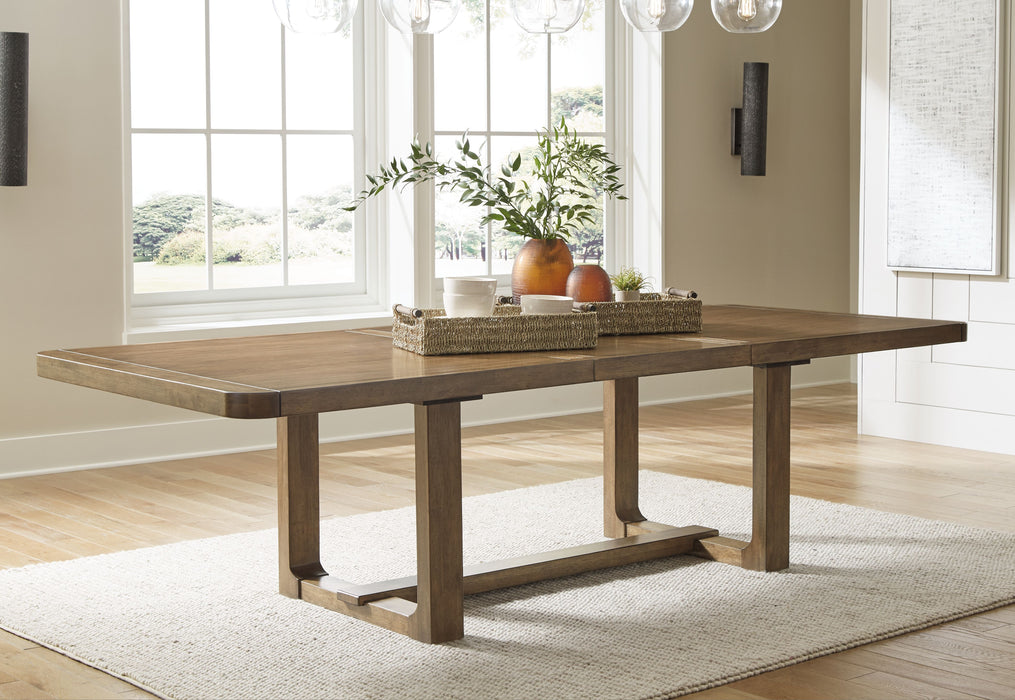 Cabalynn - Light Brown - Rectangular Dining Room Extension Table