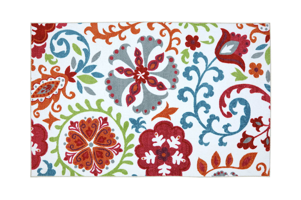 Greenville - Area Rug Floral - Multi