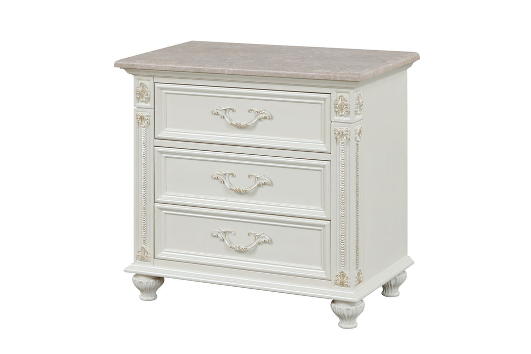 Marya - Nightstand - White