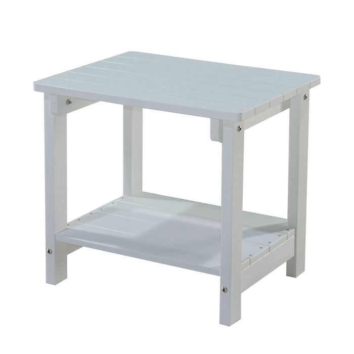 Key West - Weather Resistant Outdoor Indoor Plastic Wood End Table