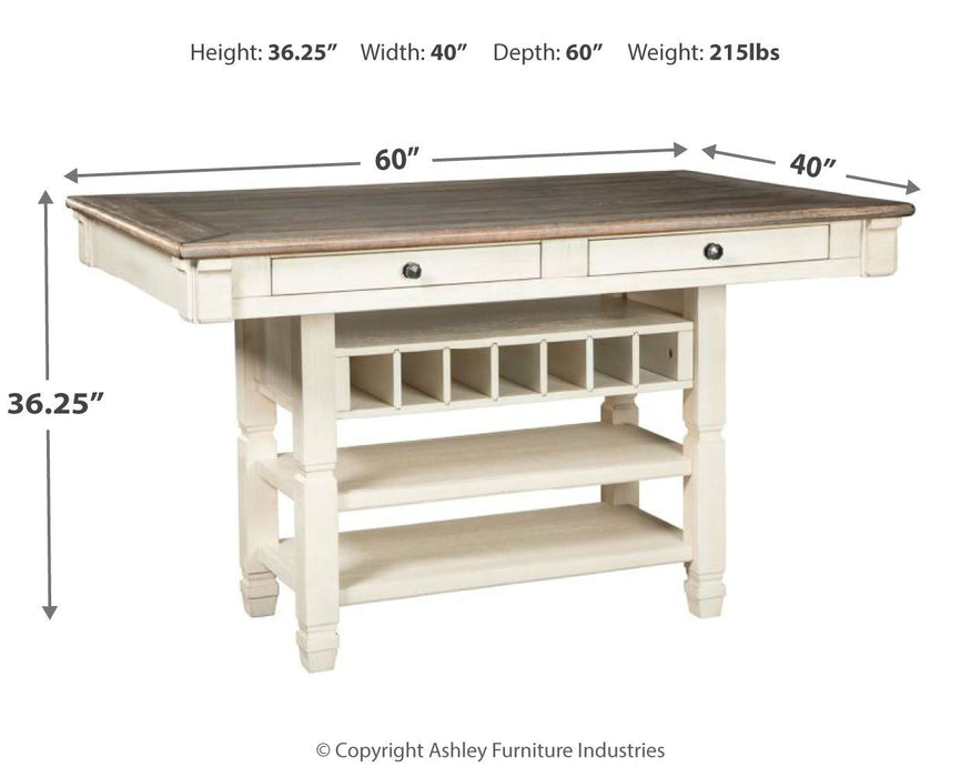 Bolanburg - Beige - Mesa de comedor rectangular