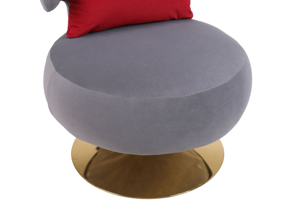 Swivel Accent Chair Armchair, Round Barrel Chair For Living Room Bedroom