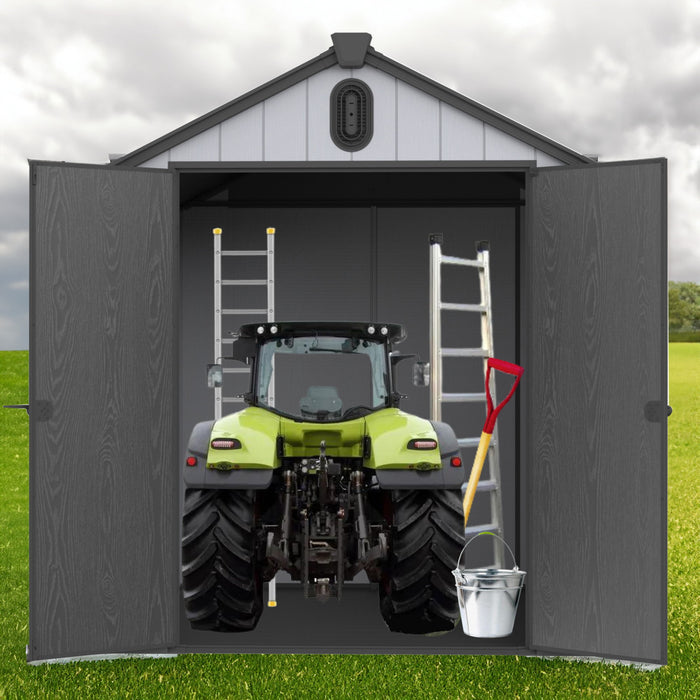 Plastic Storage Shed For Backyard Garden Big Spire Tool Storage