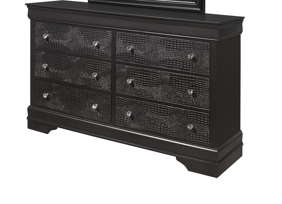 Shaker - Crocodile Metallic Dresser