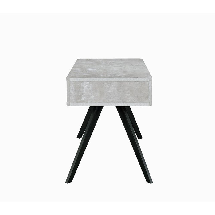 Magna - Desk - Faux Concrete & Black