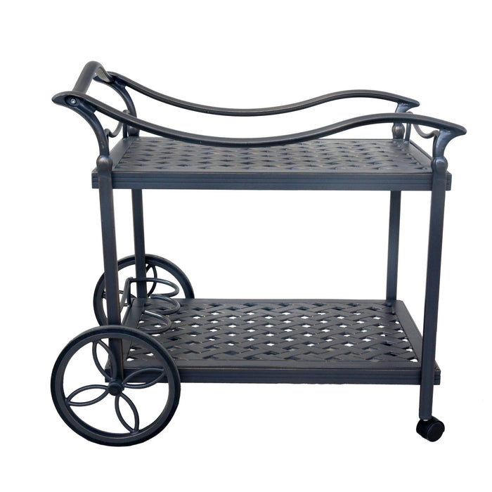 Tea Cart - Dark Lava Bronze