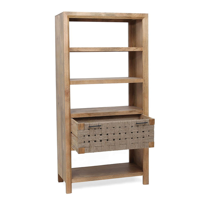 Shelf With Drawer - Natural