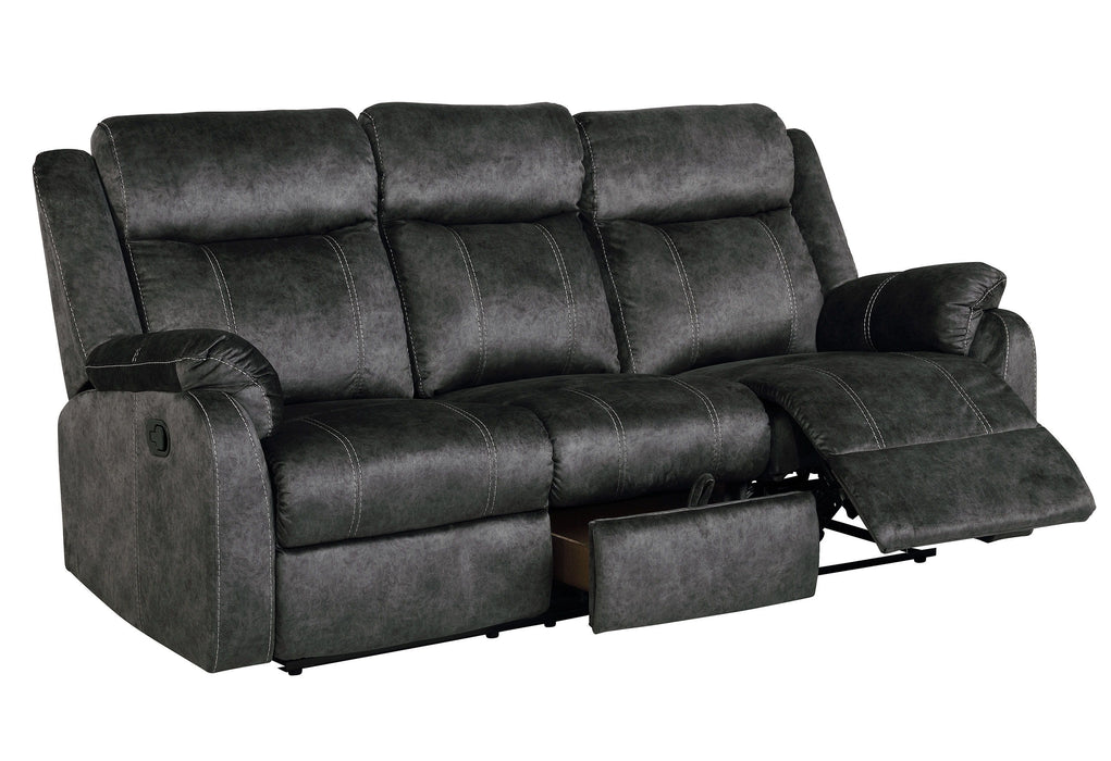 U7303 - Recliner Sofa - Domino Granite