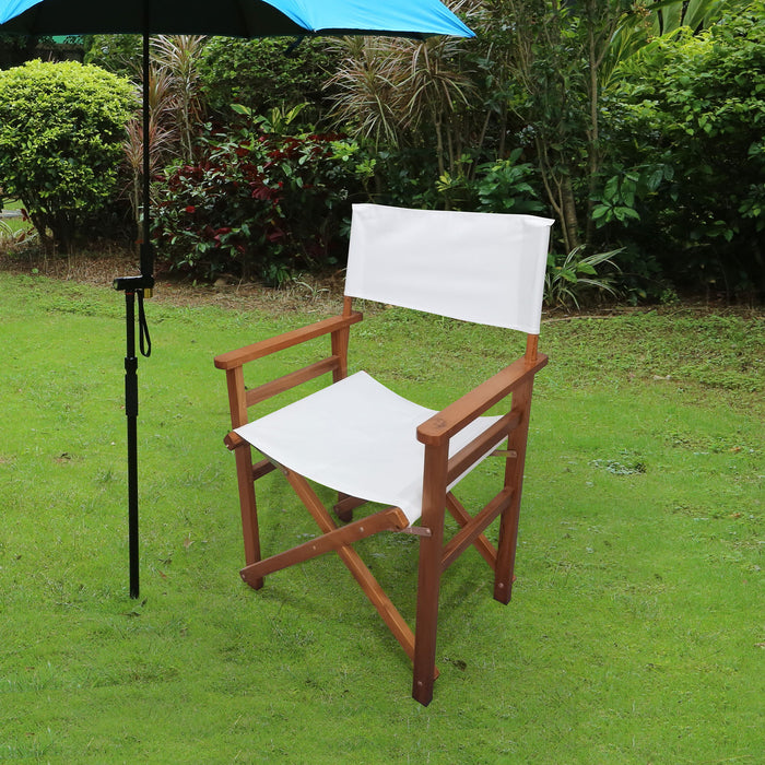 Folding Director Chair Canvas (Set of 2)