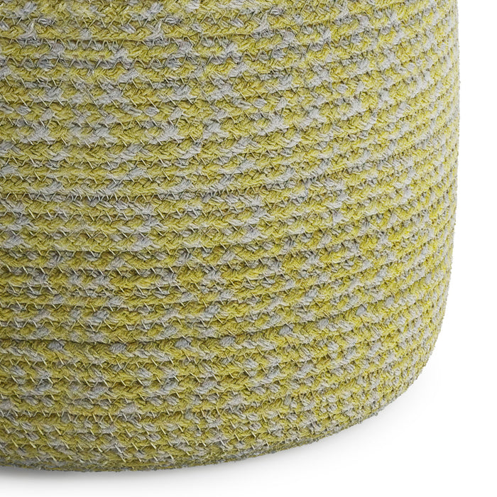 Bayley - Round Braided Pouf