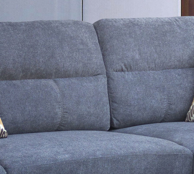 Diego - Fabric Sectional Sofa With Right Facing Chaise, Storage Ottoman, And 2 Accent Pillows