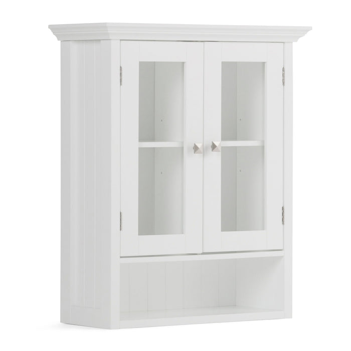 Acadian - Double Door Wall Cabinet - Pure White