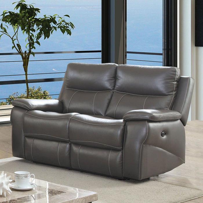 Lila - Power Assist Loveseat - Gray