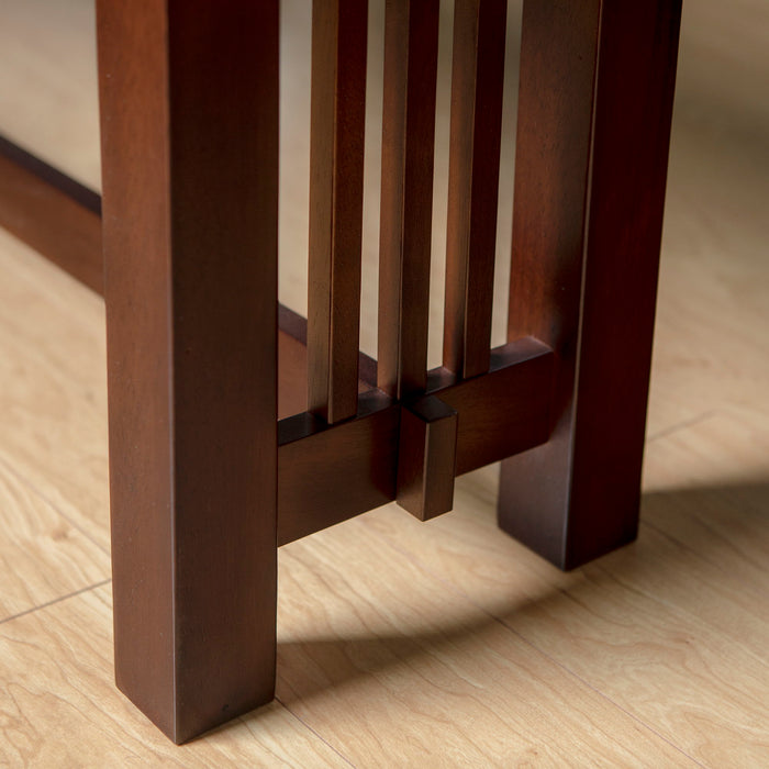 Classic 3 Person Dining Bench - Cappuccino