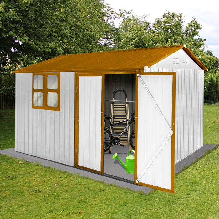 10' x 8' Garden Sheds Outdoor Storage Sheds With Window