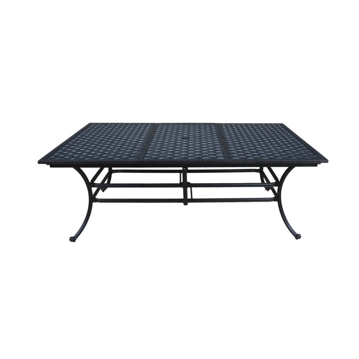 Rectangle Extension Table - Dark Lava Bronze