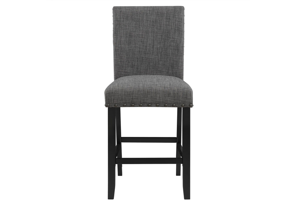 D40011 Bar Table And Four D1622 Bar Stools - Dark Gray